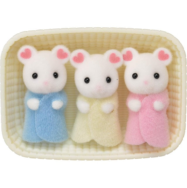 Calico Critters Marshmallow Mouse Triplets