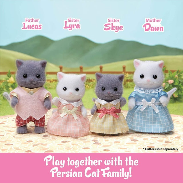 Calico Critters Persian Cat Triplets