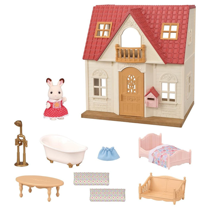 Calico Critters Red Roof Cozy Cottage Starter Home