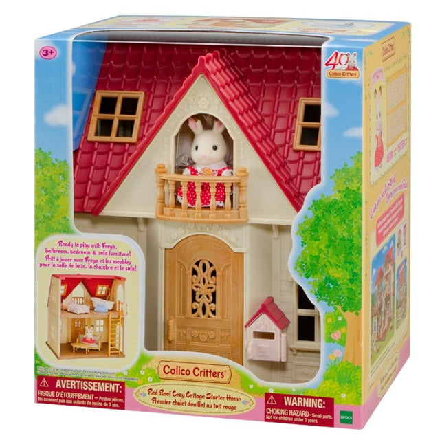 Calico Critters Red Roof Cozy Cottage Starter Home