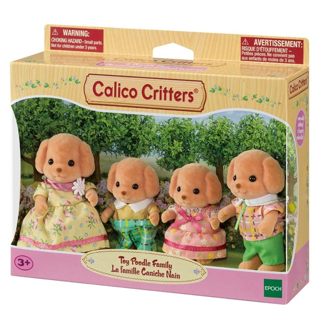 Calico Critters Toy Poodle Family