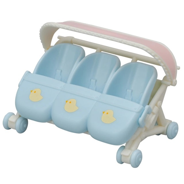 Calico Critters Triplets Stroller