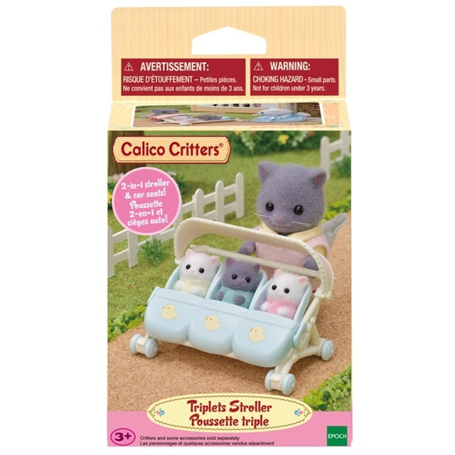 Calico Critters Triplets Stroller