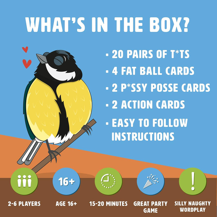 Calm Your Tits! Adult Card Game by Ginger Fox