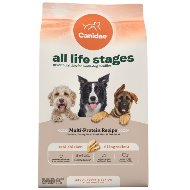 Canidae All Life Stages Dry Dog Food: Multi-Protein Recipe 27 lbs.