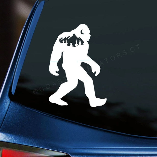 Car Window Decal Bigfoot Sasquatch Silhouette — Ellington Agway