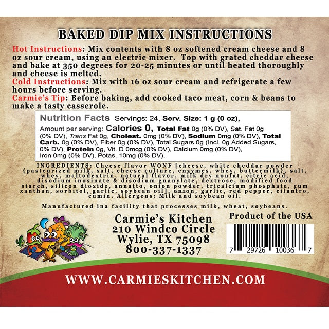 Baked Enchilada Dip Mix