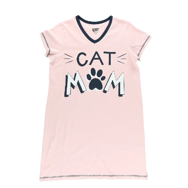 LazyOne Cat Mom Nightshirt