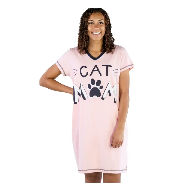 LazyOne Cat Mom Nightshirt