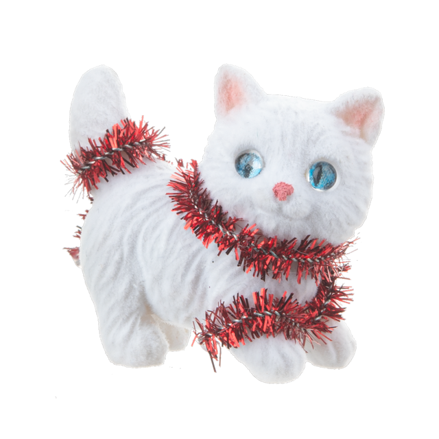 Meowy Christmas Kitten Charm