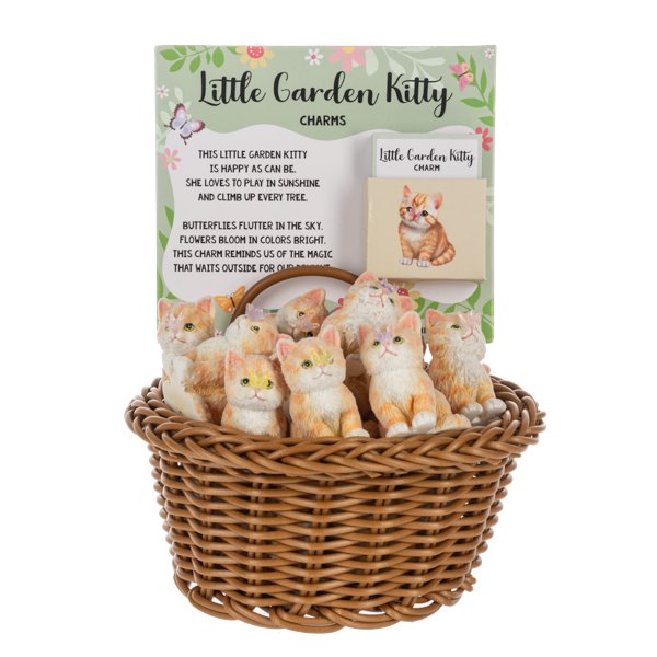 Garden Kitty Charm, Assorted