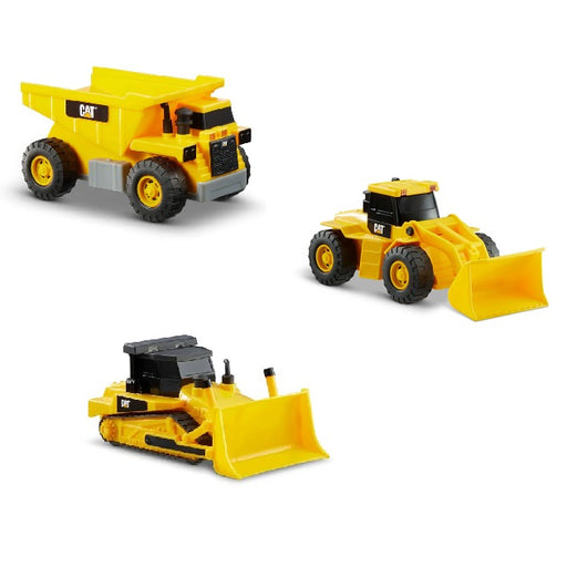 CAT Lights & Sounds Power Mini Crew Assorted Construction Vehicle Toys