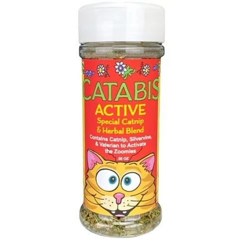Catabis Catnip & Herb "Active" Blend- .5 oz Shaker Jar