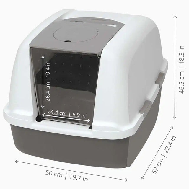 Catit Hooded Litter Box, Jumbo