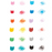 Cat Parade Gel Crayons - Set of 12