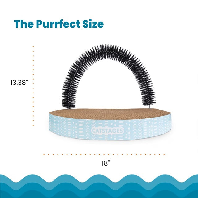 Catstages Scratch & Groom Cat Scratch Pad