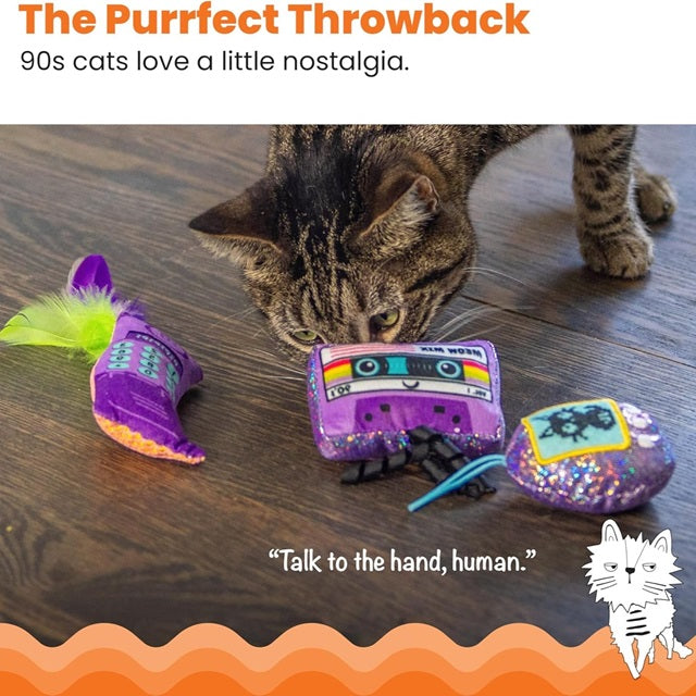 Catstages So Meowsome 90s Cat Toys, 3pk