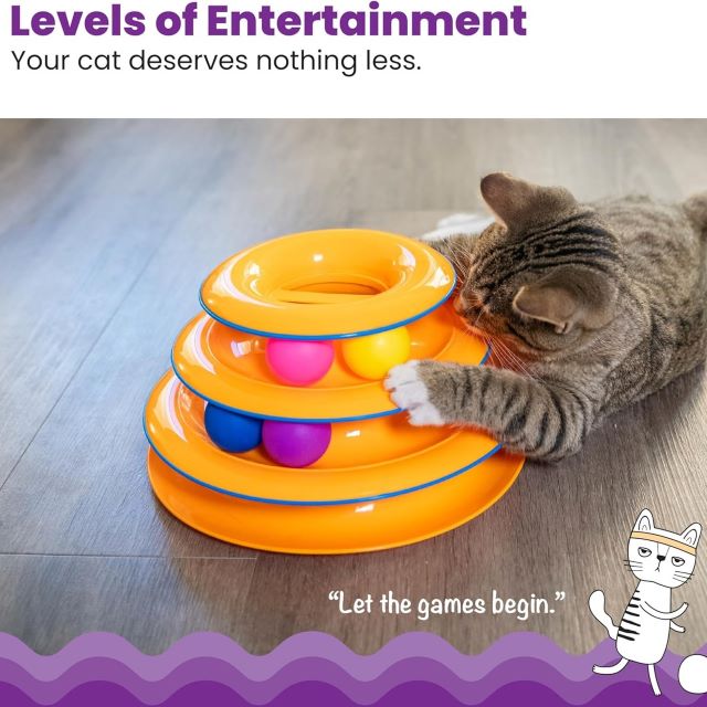 Catstages Tower of Tracks Cat Toy
