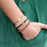 K'lani "Climb" Natural Colors with Gold Mountain Accent Hair Tie Bracelets