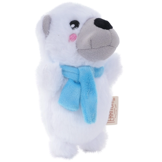 Territory Polar Bear Plush Squeaker Dog Toy