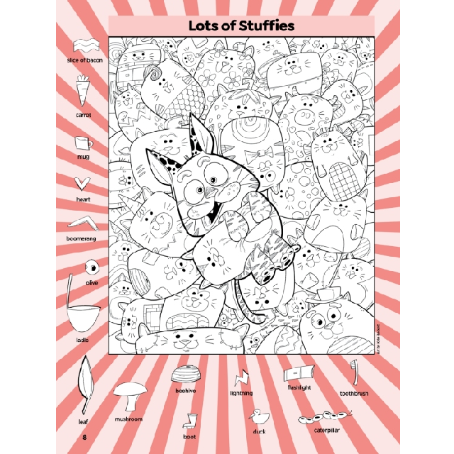 Cats & Dogs Hidden Pictures Super Sticker Book by Highlights