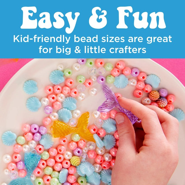 Creativity for Kids Mermaid Bead Jar Jewelry Making Kit