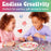 Creativity for Kids Rainbow Bead Jar Jewelry Making Kit