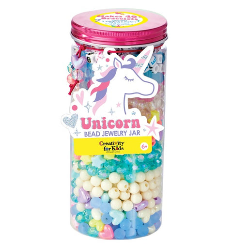 Creativity for Kids Unicorn Bead Jar Jewelry Making Kit