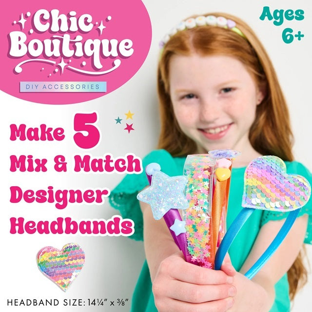 Creativity for Kids Chic Boutique Headbands DIY Making Kit