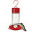 Nature's Way Charming Cherry Glass Gravity Hummingbird Feeder