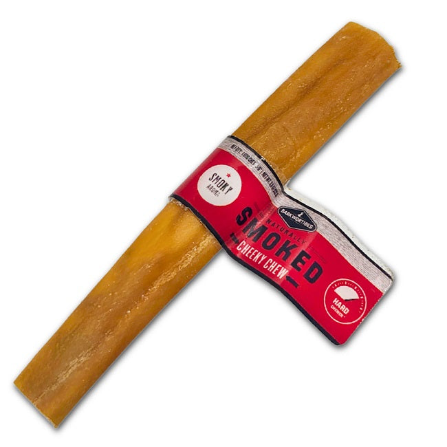 Barkworthies Naturally Smoked 6" Cheeky Chew Dog Chew - Individual