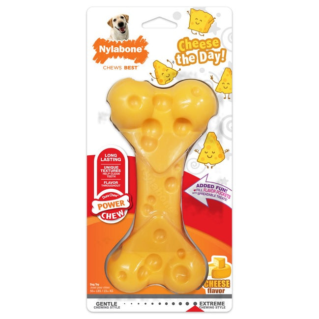 Power Chew Cheese Dog Toy