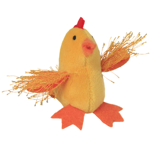 Multipet Look Who's Talking Chicken Cat Toy