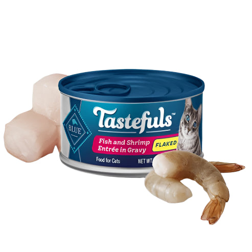 Blue Buffalo Tastefuls Flaked Variety Pack Wet Cat Food,  Case of 12 x 3.0-oz Cans