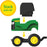 John Deere Build-A-Buddy Stackers Farm Playset - 10-Piece John Deere Chick Toy Set