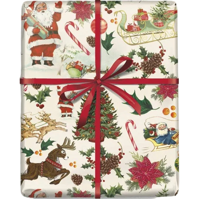 Christmas Memories Jumbo Gift Wrap Roll 10' x 30"