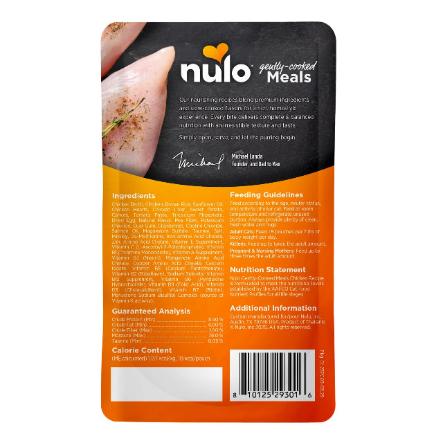 Nulo Gently-Cooked Meals Chicken Recipe for Cats 3.5oz