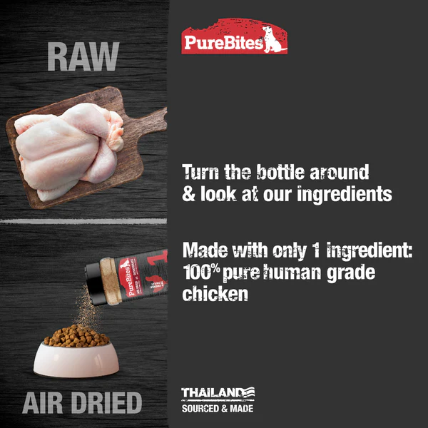 PureBites Chicken Sprinkles Dog Treats 3.5oz