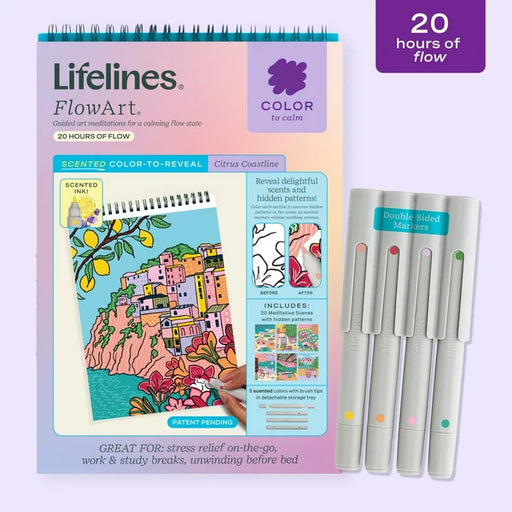 Lifelines FlowArt® Scented Color-to-Reveal Citrus Coastline