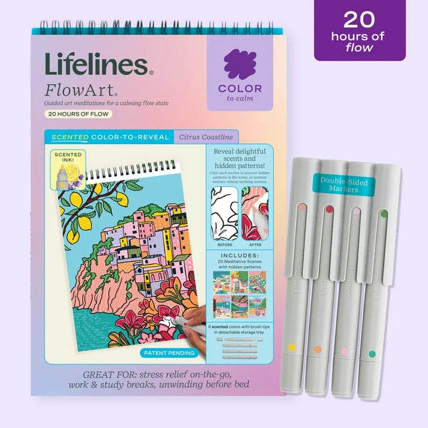 Lifelines FlowArt® Scented Color-to-Reveal Citrus Coastline