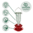 EcoCycle™ Ruby Roost Recycled Glass Hummingbird Feeder