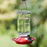 EcoCycle™ Ruby Roost Recycled Glass Hummingbird Feeder