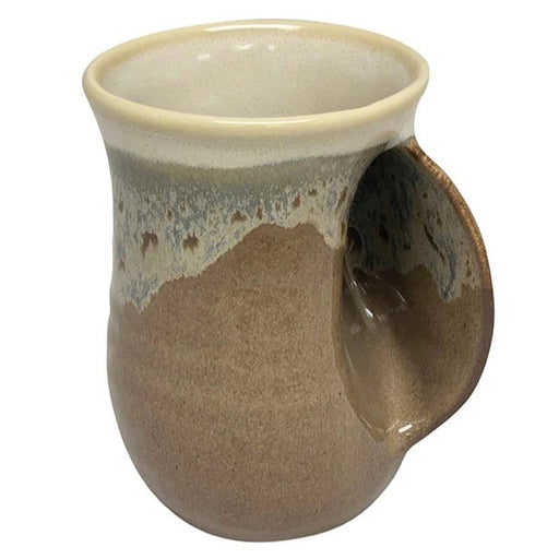 Handmade Ceramic Handwarmer Mug, Desert Sand