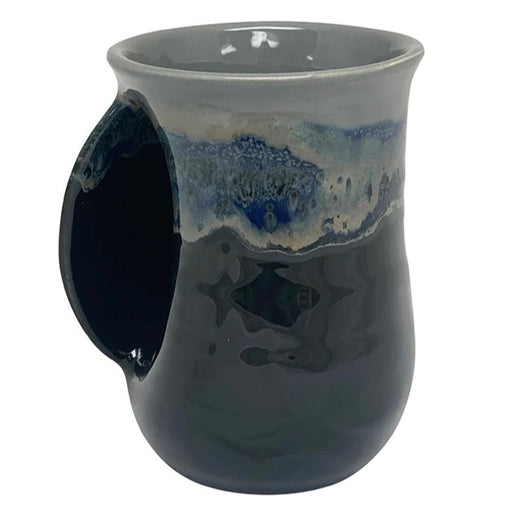 Handmade Ceramic Handwarmer Mug, Stormy Night