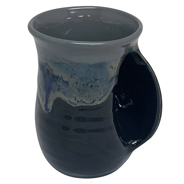 Handmade Ceramic Handwarmer Mug, Stormy Night