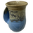 Handmade Ceramic Handwarmer Mug, Sandy Beach