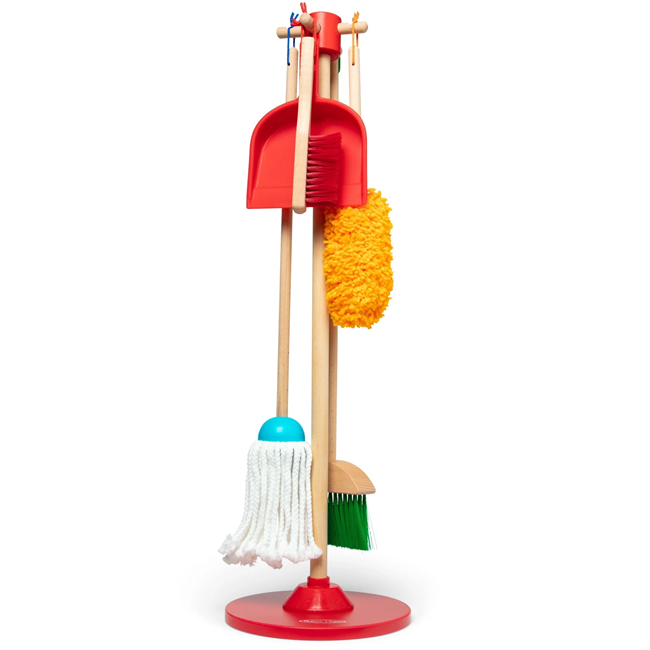 Melissa & Doug Dust! Sweep! Mop! Cleaning Play Set