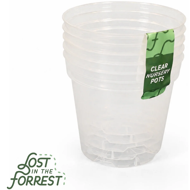 Nursery Pots - Clear Plastic