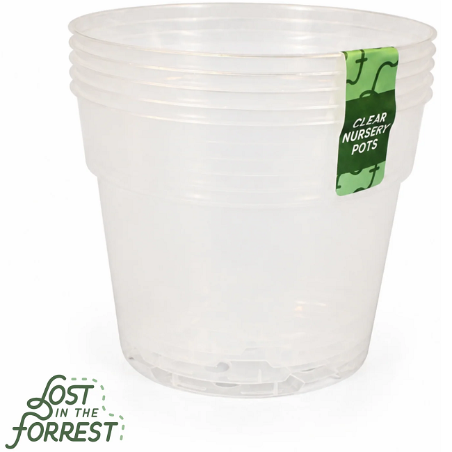 Nursery Pots - Clear Plastic