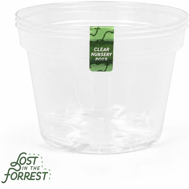 Nursery Pots - Clear Plastic